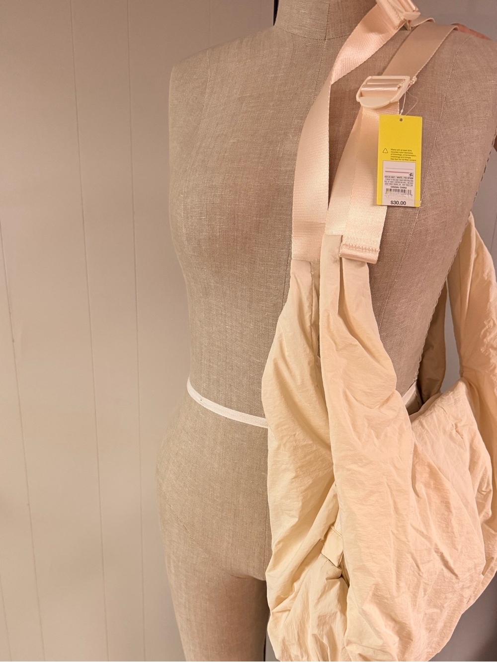 Everyday Cream Sling Shoulder Bag with Adjustable Strap